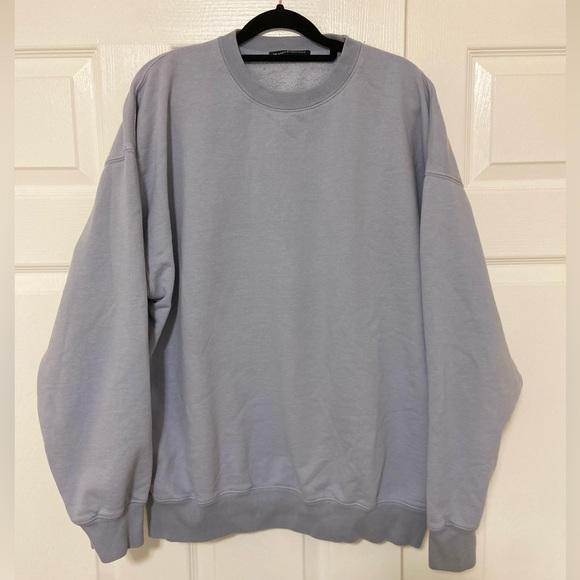 Brandy Melville Tops - Brandy Melville Oversized Blue Erica Sweatshirt